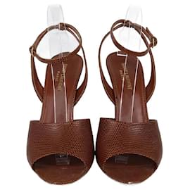 Saint Laurent-SAINT LAURENT Heels T.EU 40 Leather-Brown