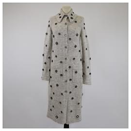 Chanel-CHANEL Jackets T.FR 36 Wool-Beige
