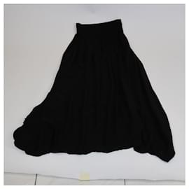 Dior-DIOR Trousers T.FR 42 Silk-Black