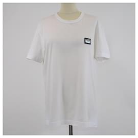 Dolce & Gabbana-DOLCE & GABBANA T-shirts T.FR 50 Cotton-White