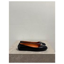 Hermès HERMES Ballet flats T.EU 37 Leather Black