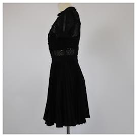 Autre Marque-NON SIGNE / UNSIGNED Dresses T.FR 4 Synthetic-Black