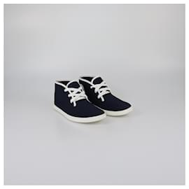 Hermès-HERMES Trainers T.EU 43 Cloth-Blue