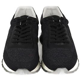 Baskets LOUIS VUITTON T.EU 8 Tissu Noir
