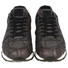 LOUIS VUITTON Trainers T.EU 9 Exotic leathers Grey
