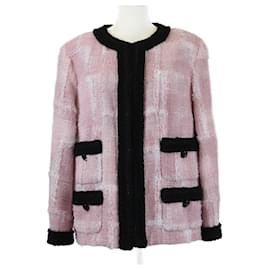 Chanel-CHANEL Jackets T.FR 50 Cotton-Black