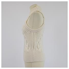 Alexander Mcqueen-ALEXANDER MCQUEEN Tops T.International XS Wool-Cream