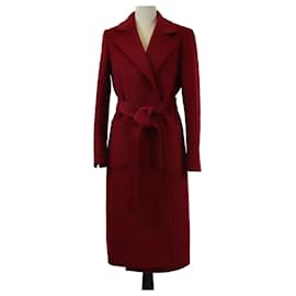 Autre Marque-NON SIGNE / UNSIGNED Jackets T.FR 40 Wool-Red