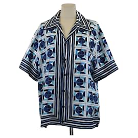Dolce & Gabbana-DOLCE & GABBANA Shirts T.FR 41 Silk-Blue