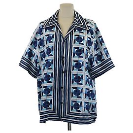 DOLCE & GABBANA Camicie T.FR 41 Seta Blu