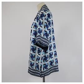 Dolce & Gabbana-DOLCE & GABBANA Shirts T.FR 41 Silk-Blue