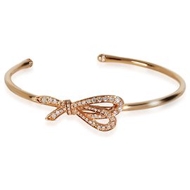 Tiffany & Co. Bow Bracelet in 18k Rose Gold 0.82 CTW Other