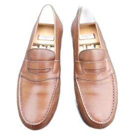 mocassin jm weston 8/5F  43  tres large Marron clair