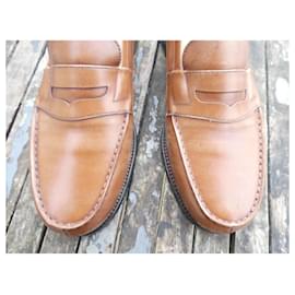 JM Weston-moccasin jm weston 8/5F 43 very wide-Light brown