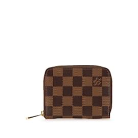 Louis Vuitton-Louis Vuitton Damier Zippy Coin Purse-Brown