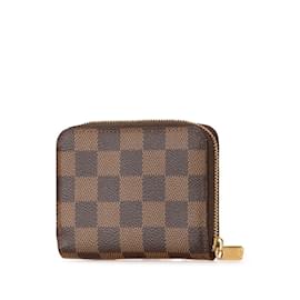 Louis Vuitton-Louis Vuitton Damier Zippy Coin Purse-Brown