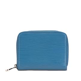 Louis Vuitton-Louis Vuitton Epi Zippy Coin Purse-Blue