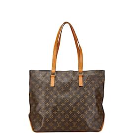 Louis Vuitton-Louis Vuitton Monogram Caba Maison Handbag Tote Bag-Brown