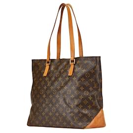 Louis Vuitton-Louis Vuitton Monogram Caba Maison Handbag Tote Bag-Brown