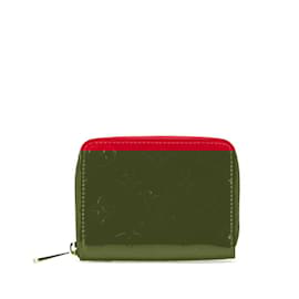 Louis Vuitton-Louis Vuitton Monogram Vernis Zippy Coin Case-Red