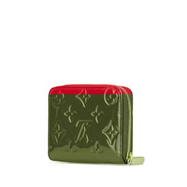 Louis Vuitton-Louis Vuitton Monogram Vernis Zippy Coin Case-Red