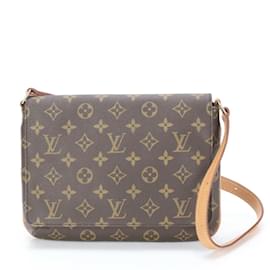 Louis Vuitton-Louis Vuitton Monogram Musette Tango Handbag-Brown