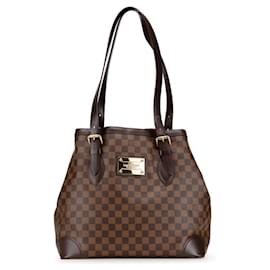 Louis Vuitton-Louis Vuitton Damier Hampstead GM Tote Bag-Brown