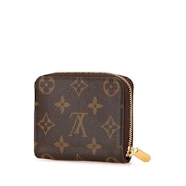 Louis Vuitton-Louis Vuitton Monogram Zippy Coin Purse-Brown