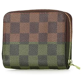 Louis Vuitton-Louis Vuitton Damier Zippy Coin Purse-Brown