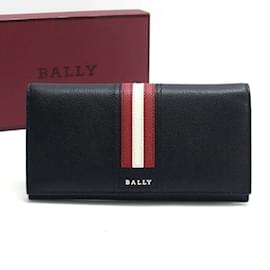 Bally-Bally Talilo Bi-fold Wallet-Black,White,Red