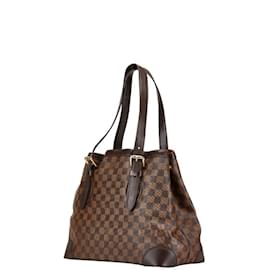 Louis Vuitton-Louis Vuitton Damier Hampstead MM Handbag Tote Bag-Brown