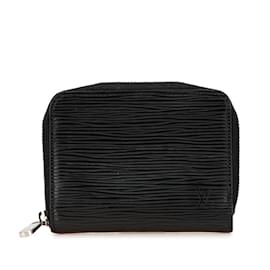 Louis Vuitton-Louis Vuitton Epi Zippy Coin Purse Case-Black