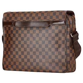 Louis Vuitton-Louis Vuitton Damier Shelton GM Shoulder Bag-Brown
