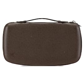Louis Vuitton-Louis Vuitton Taiga Organizer Atoll Long Wallet-Brown