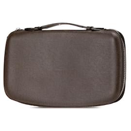 Louis Vuitton-Louis Vuitton Taiga Organizer Atoll Long Wallet-Brown