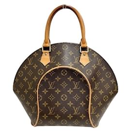 Louis Vuitton-Louis Vuitton Monogram Ellipse MM Handbag-Brown,Monogram