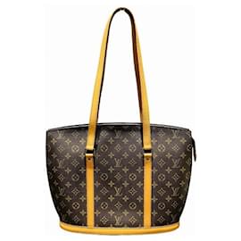 Louis Vuitton-Louis Vuitton Monogram Babylon Tote Bag-Brown,Monogram