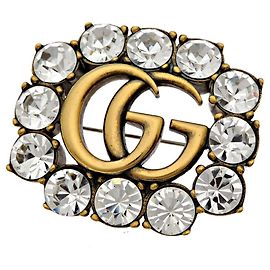 Gucci Crystal Double G Herrenbrosche Andere
