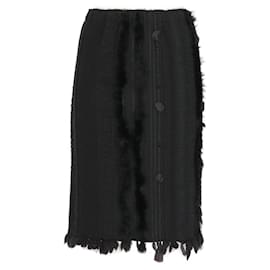 Gucci-Gucci Black Knitted Skirt - 2000s-Black