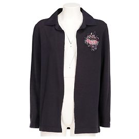 Chanel Navyblauer Baumwollcardigan - 2000er Blau Marineblau