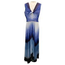 Altuzarra Blau Multi Murex Landschaft Kalymnos Maxikleid Blau