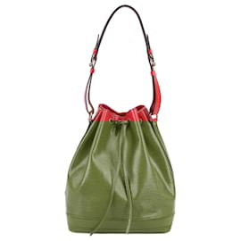 Louis Vuitton-LOUIS VUITTON Epi Leather Noe Shoulder Bag in Red-Red