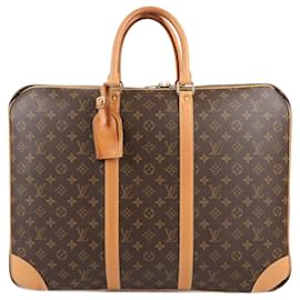 Louis Vuitton-Louis Vuitton Monogram Canvas Sirius 55 Travel Bag M41404-Brown