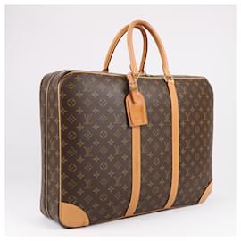 Louis Vuitton-Louis Vuitton Monogram Canvas Sirius 55 Travel Bag M41404-Brown