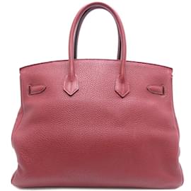 Hermès-Hermes Birkin 35 Handbag in Rouge H-Red