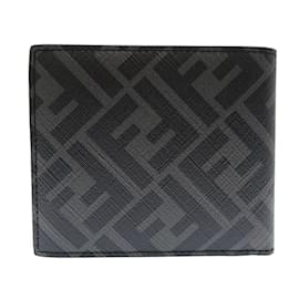 Fendi-Fendi Diagonal Wallet-Brown,Yellow