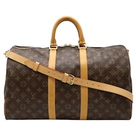 Louis Vuitton-Louis Vuitton Keepall Bandouliere 45-Brown