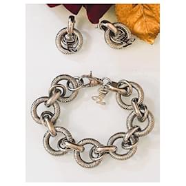 Dolce & Gabbana-Stunning DOLCE & GABBANA jewelry set steel marine chain silver-Silvery