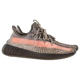 Yeezy-Yeezy x Adidas Boost 350 V2 Sneakers in Ash Stone Cotton-Grey