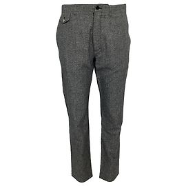 Pantalones rectos Louis Vuitton en algodón gris Gris